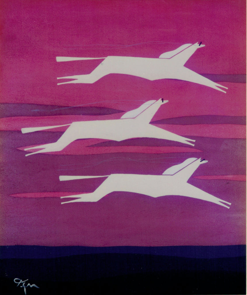 Red Sky At Night - Original Painting by Ken Bailey