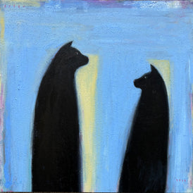 TWO BLACK CATS