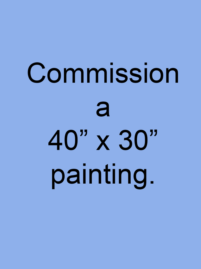 Commission a 40" x 30" portrait painting