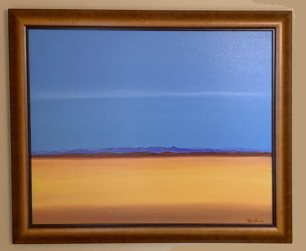 DESERT VALLEY - Landscape - 28" x 34" including frame