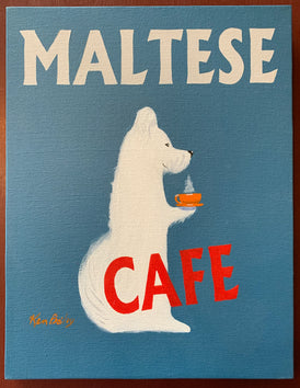 CAFE MALTESE - Original Painting