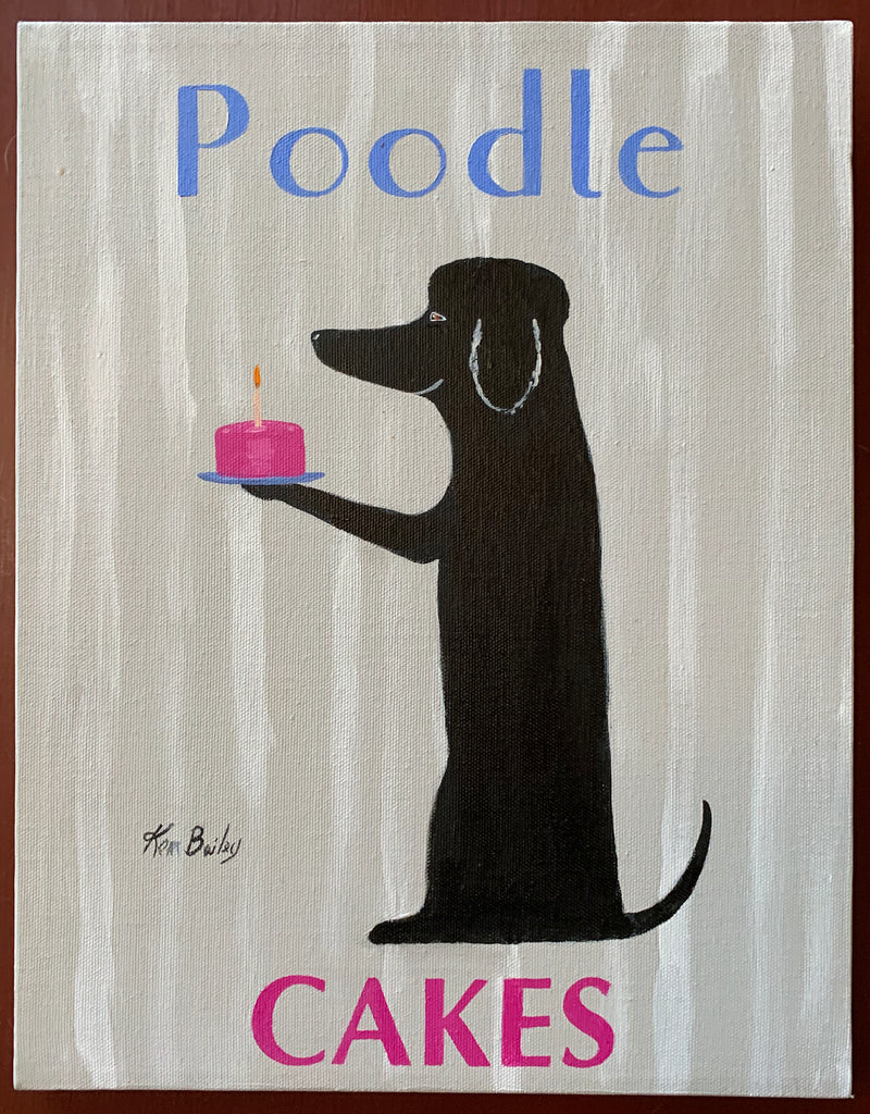 POODLE CAKES - Original Painting